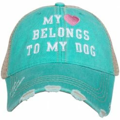 Katydid CAPS & HATS My Heart Belongs To My Dog Trucker Hat