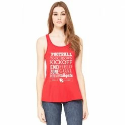 Katydid Football Poster Women's Tank Top TEES, TOPS & PULLOVERS