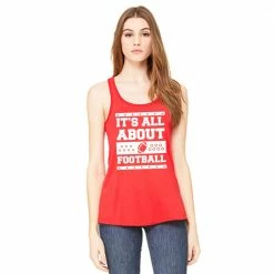 Katydid TEES, TOPS & PULLOVERS It's All About Football Women's Tank Top