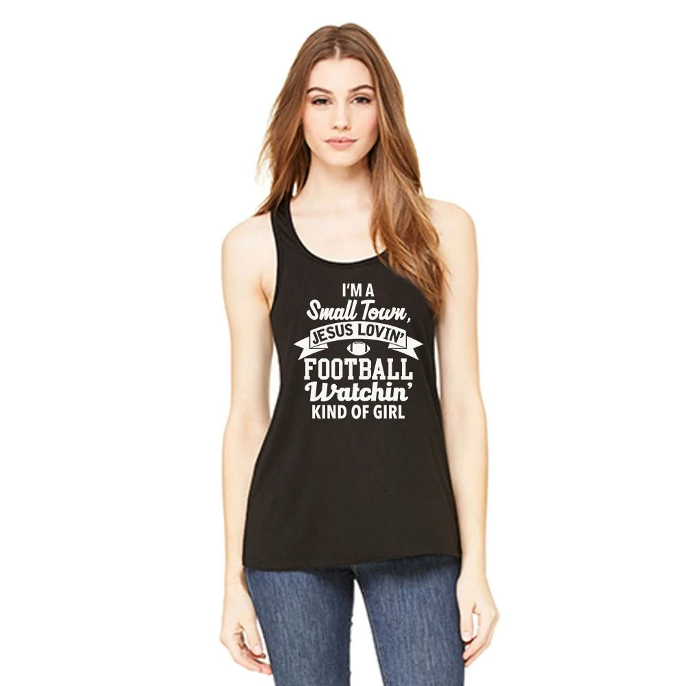 Katydid Small Town Football Women's Tank Top 1 Katydid Small Town Football Women's Tank Top