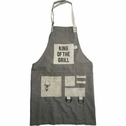 Pavilion King Of The Grill Canvas Grillng Apron