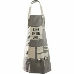 Pavilion King Of The Grill Canvas Grillng Apron