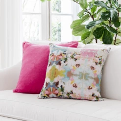 Laura Park Designs BED & SOFA Little Chapel Linen Throw Pillow