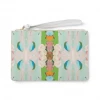 Laura Park Designs BAGS, POUCHES & PURSES Monet's Garden Green Leather Clutch Bag