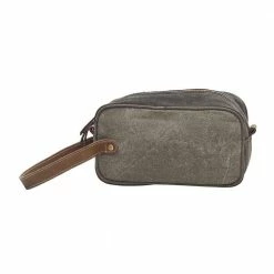 Myra Bag MENSWEAR & ESSENTIALS Hair-On Segmented Shaving Kit Bag