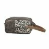 Myra Bag MENSWEAR & ESSENTIALS Hair-On Segmented Shaving Kit Bag