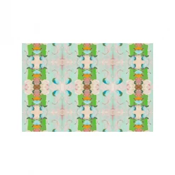 Laura Park Designs Rugs Monet's Garden Green Floor Mat