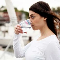 Pavilion Nauti Girl Stemless Wine Glass Drinkware