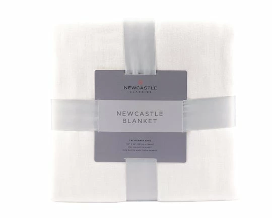 Newcastle Classics Bamboo Blanket Oversized Queen - Pristine White 1 Newcastle Classics Bamboo Blanket Oversized Queen - Pristine White
