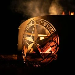 Precision Metal Art Lone Star State Fire Pit Ring 11 Precision Metal Art Lone Star State Fire Pit Ring