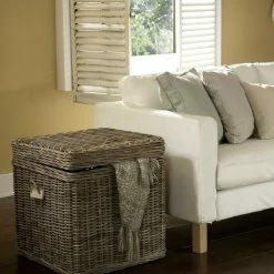 Padma's Plantation Kubu End Table Trunk Tables