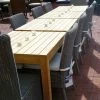 Padma's Plantation Outdoor Living Rustic Teak Dining Table