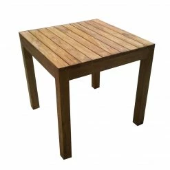 Padma's Plantation Outdoor Living Rustic Teak Dining Table