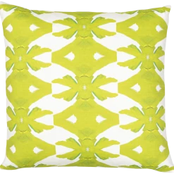 Laura Park Designs Palm Green Linen Throw Pillow BED & SOFA