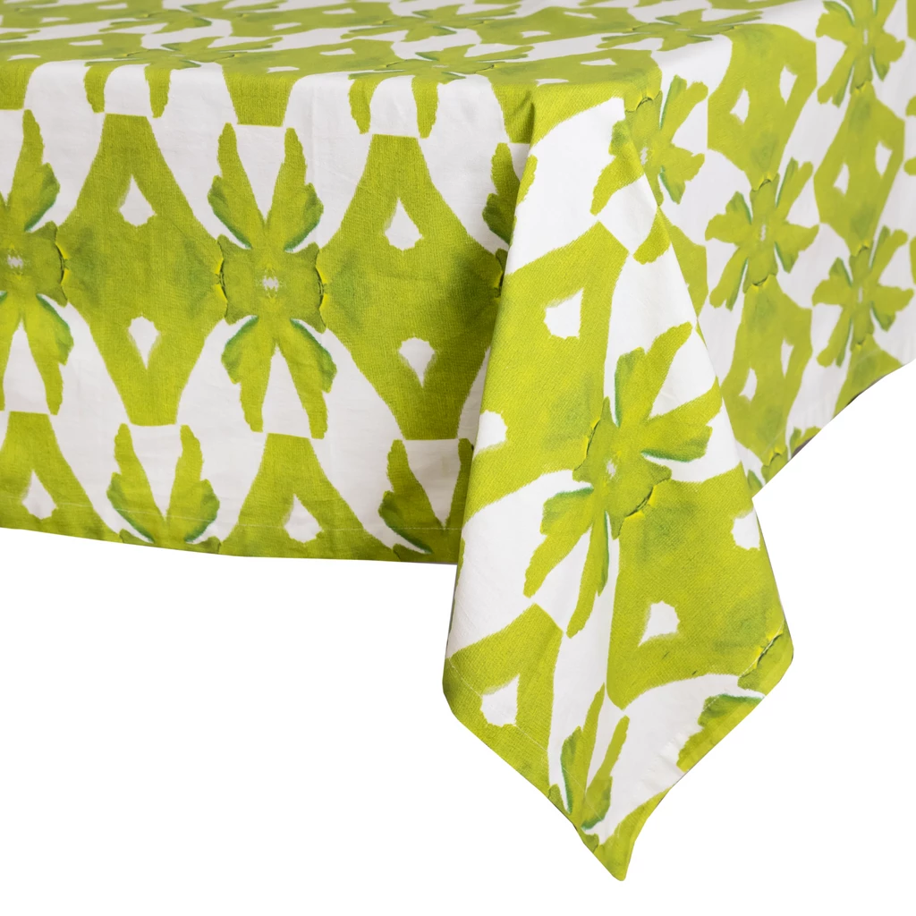 Laura Park Designs TABLE & DRINKWARE Palm Green Tablecloth 1 Laura Park Designs TABLE & DRINKWARE Palm Green Tablecloth