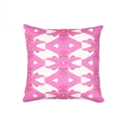 Laura Park Designs BED & SOFA Palm Pink Linen Pillow