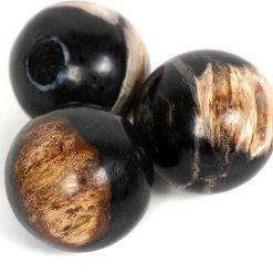 Four Hands Petrified Wood Balls, Set Of 3 GIFTS