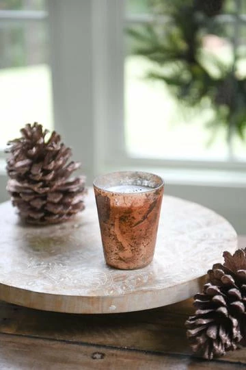 Crave Candles Company PERSONAL PAMPERING Copper Mercury Glass Candle 1 Crave Candles Company PERSONAL PAMPERING Copper Mercury Glass Candle