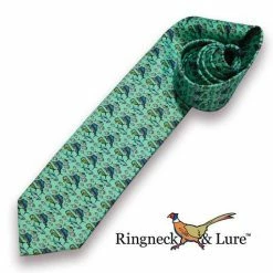Ringneck & Lure MENSWEAR & ESSENTIALS Atlantic Green Gamefish Necktie