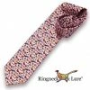 Ringneck & Lure Butterflies Light Violet Necktie