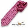 Ringneck & Lure MENSWEAR & ESSENTIALS Elephants Raspberry Necktie