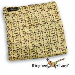 Ringneck & Lure Gamebirds Olive Pocket Square MENSWEAR & ESSENTIALS