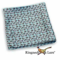 Ringneck & Lure MENSWEAR & ESSENTIALS Ram Robin Egg Blue Pocket Square