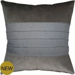 Square Feathers Reese Graphite Grey Cloud Throw Pillow BED & SOFA