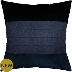 Square Feathers Reese Indigo Indigo Throw Pillow BED & SOFA