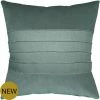 Square Feathers Reese Ocean Stone Throw Pillow