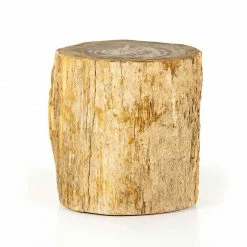 Four Hands Tables Riker End Table - Light Petrified Wood