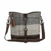 Myra Bag Rough Textured Shoulder Bag