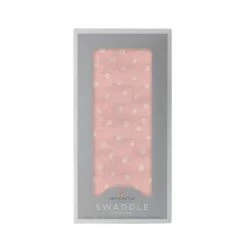 Newcastle Classics Pink Pearl Polka Dot Bamboo Swaddle KID'S CLOTHING & ACCESSORIES