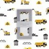 Newcastle Classics KID'S CLOTHING & ACCESSORIES Dump Trucks And Diggers Bamboo Muslin Swaddle