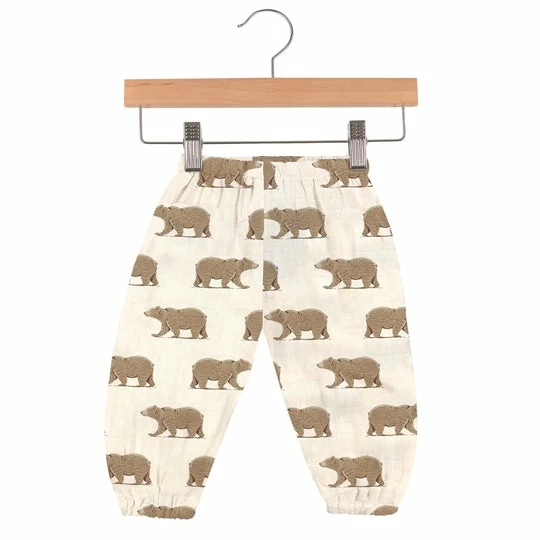 Newcastle Classics KID'S CLOTHING & ACCESSORIES Goodnight Bear Bamboo Mini Pants 1 Newcastle Classics KID'S CLOTHING & ACCESSORIES Goodnight Bear Bamboo Mini Pants