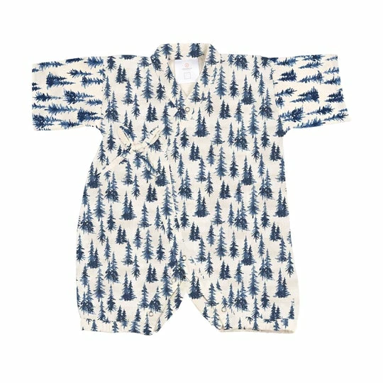 Newcastle Classics KID'S CLOTHING & ACCESSORIES Indigo Forest Bamboo Mini Kimono Jumpsuit 1 Newcastle Classics KID'S CLOTHING & ACCESSORIES Indigo Forest Bamboo Mini Kimono Jumpsuit
