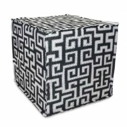 Square Feathers Carey Cube Ottoman Seating