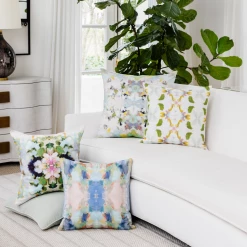 Laura Park Designs Lady Bird Linen Throw Pillow BED & SOFA