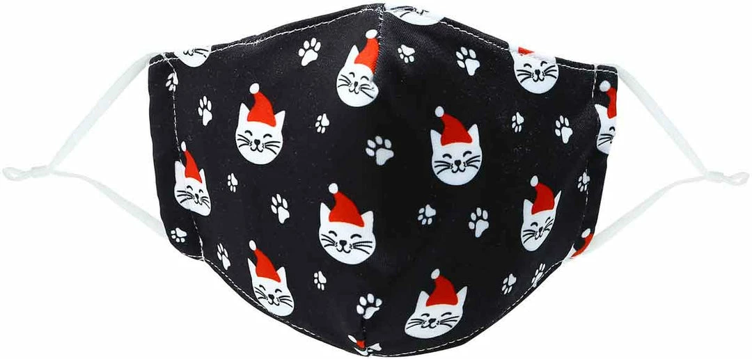 Pavilion Santa Cat Kid's Mask 1 Pavilion Santa Cat Kid's Mask