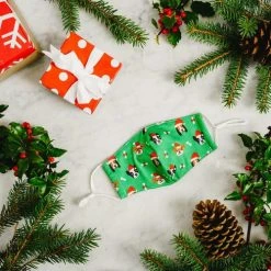 Pavilion Santa Dog Kid's Mask JEWELRY & ACCESSORIES