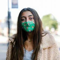 Pavilion Santa Dog Kid's Mask JEWELRY & ACCESSORIES