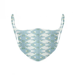 Laura Park Designs Palm Blue Face Mask