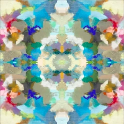 Laura Park Designs Indigo Girl Blue Throw Blanket BED & SOFA