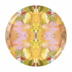 Laura Park Designs TABLE & DRINKWARE Jardin Yellow Melamine Plate (Set Of 4)