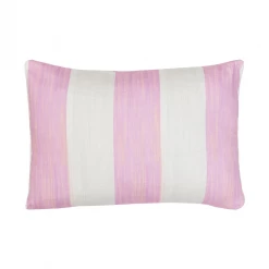 Laura Park Designs Versailles Stripe Pink Outdoor Pillow Outdoor Living