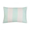 Laura Park Designs Outdoor Living Versailles Stripe Aqua Outdoor Pillow