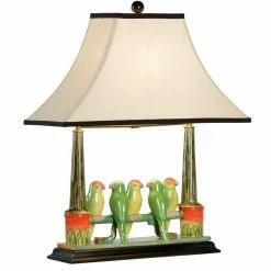 Wildwood Budgies Lamp