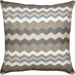 Square Feathers BED & SOFA Zigzag Dune Throw Pillow