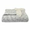 Ariel Heathered Gray Alpaca Throw BED & SOFA