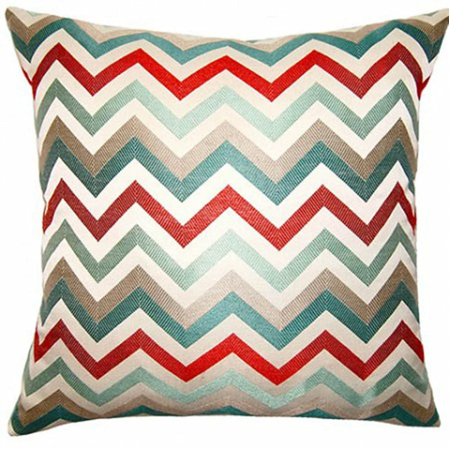 Square Feathers Aquared Zigzag Throw Pillow BED & SOFA 1 Square Feathers Aquared Zigzag Throw Pillow BED & SOFA